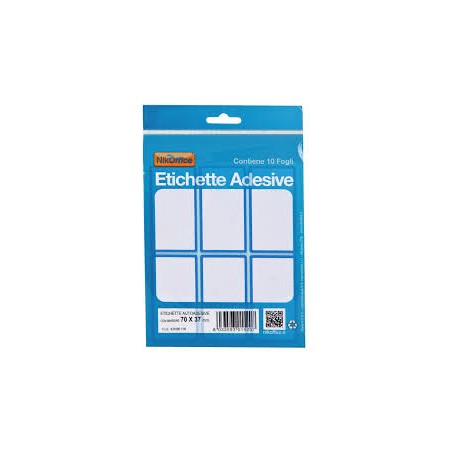 Ans 80 - Busta Etichette Adesive 28x12 Conf.10 Fogli