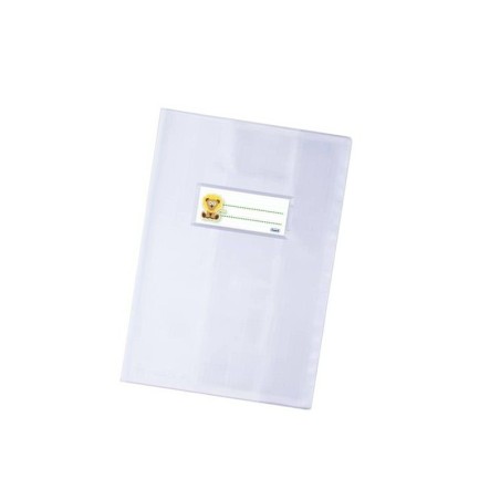 Favorit 500955 - Copri Quaderno Maxi in PVC A4 Neutro con Etichetta﻿