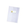 Favorit 500955 - Copri Quaderno Maxi in PVC A4 Neutro con Etichetta﻿