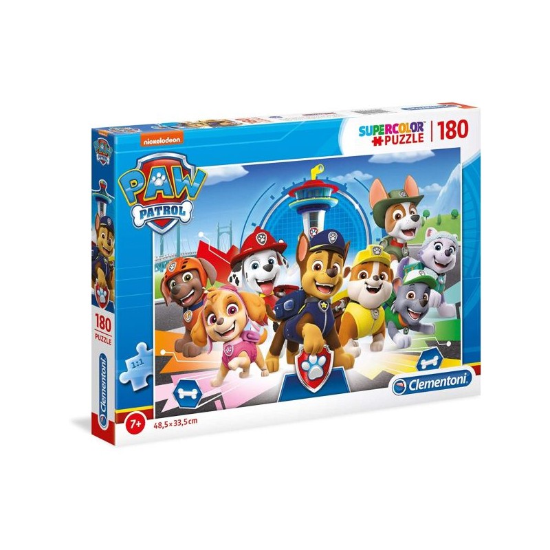 Clementoni 29105 - Puzzle 180 Pezzi - Paw Patrol