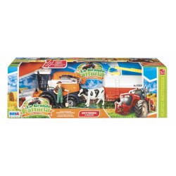 Rstoys 12199 - Playset Mietitrebbia Frizione la Grande Fattoria Luci e Suoni