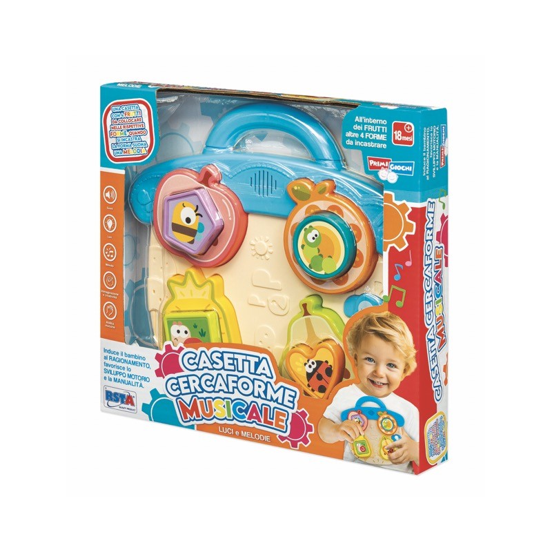 Rstoys 12189 - Primigiochi Casetta Cercaforme Musicale