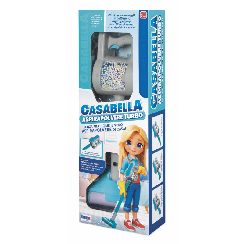 Rstoys 12176 - Aspirapolvere Turbo Casabella a Batteria