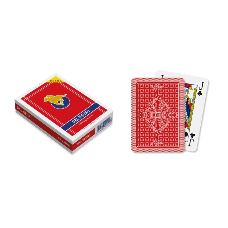 Dal Negro 21116 - Carte Poker San Siro Extra Rosse
