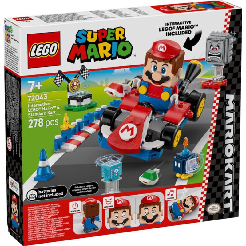 Lego 72043 - Super Mario - Interattivo e Kart Standard