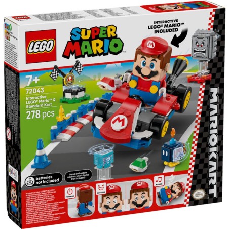 Lego 72043 - Super Mario - Interattivo e Kart Standard