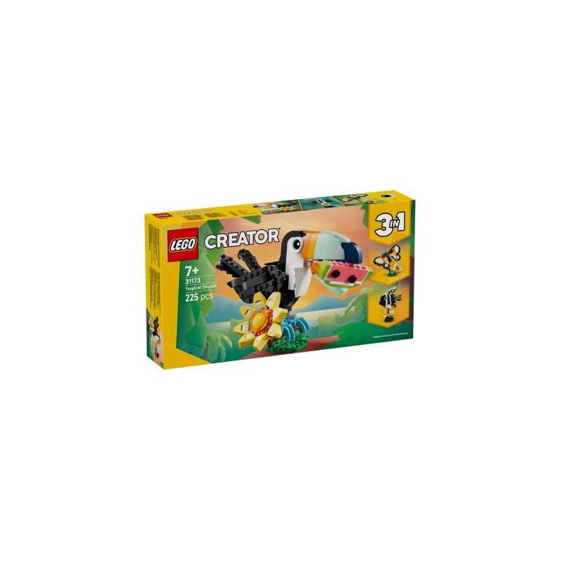 Lego 31173 - Creator - Animali Selvatici Tucano Tropicale