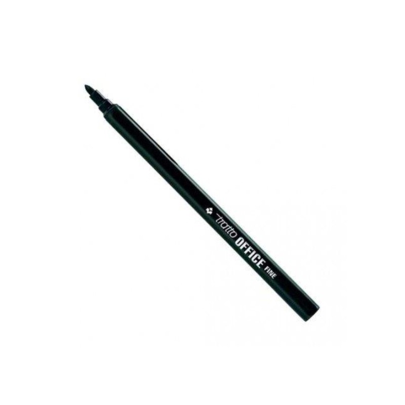 Fila 730503 - Tratto Office Fine Nero Conf.12 pz