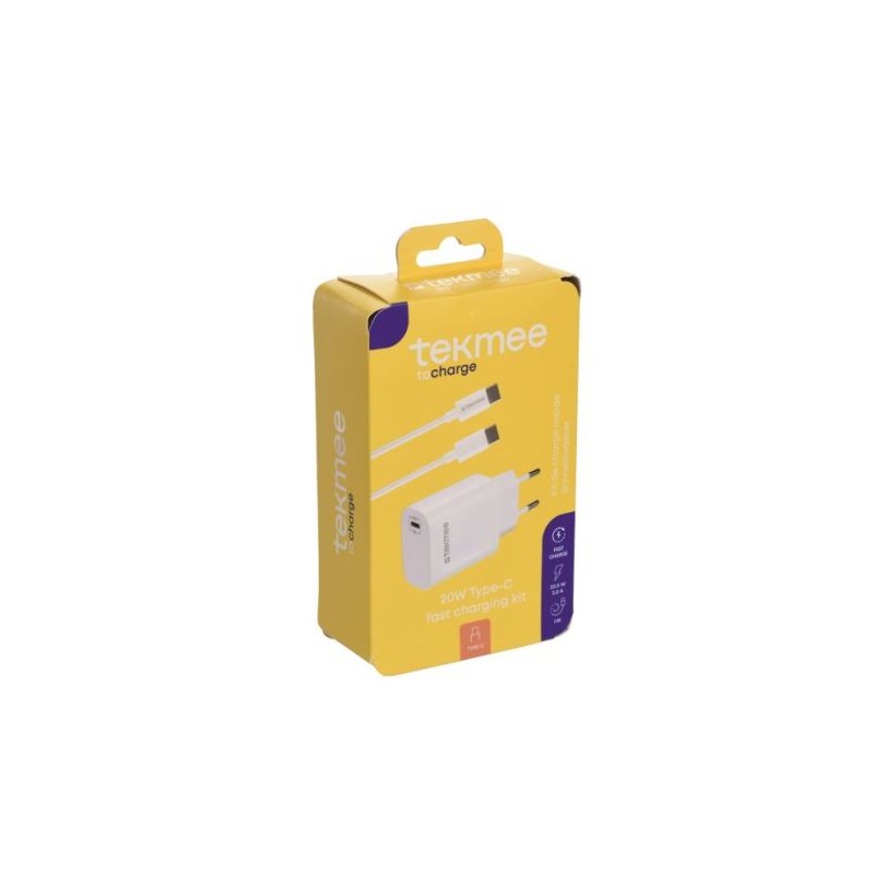 Tekmee 40430104 - Kit Ricarica Veloce 20w Type-c