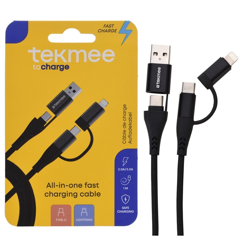 Tekmee 40430322 - Cavo Universale All-in-one 1Mt