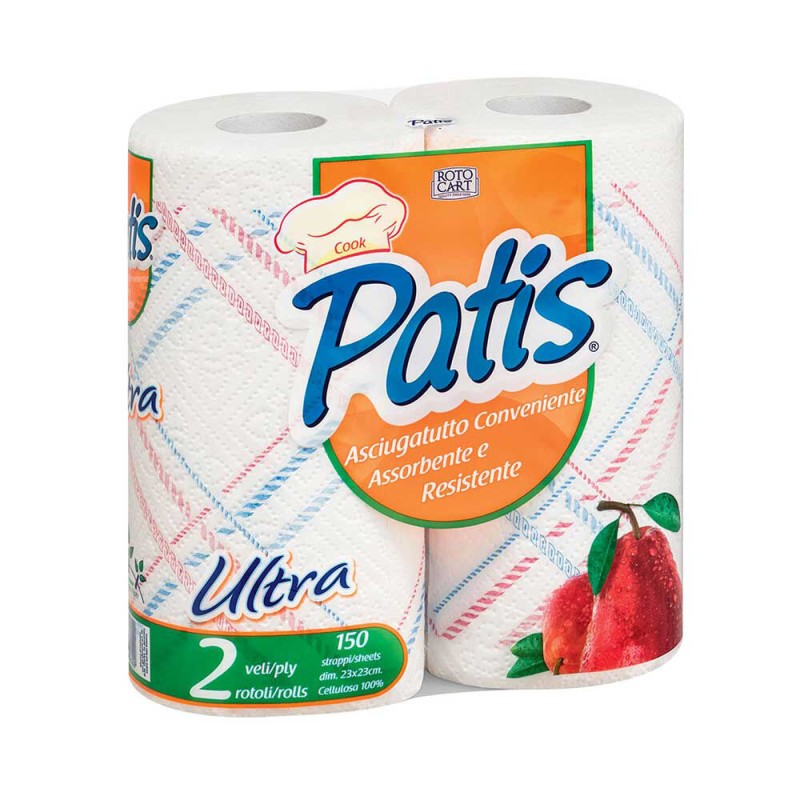 Patis 90030 - Asciugatutto 2 Rotoli