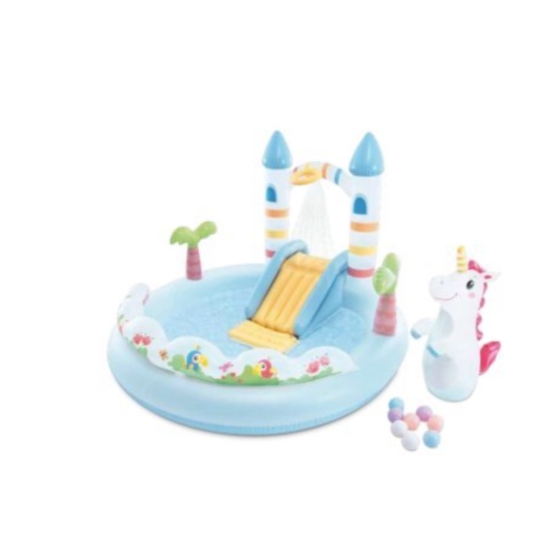 Intex 56148 - Piscina Play center Unicorn Castle 196 x 178 x 127 cm