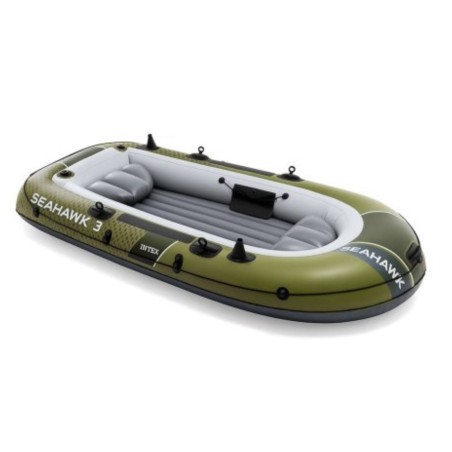 Intex 66333 - Canotto Seahawk 3 Set 295 x 137 cm con Pompa e Remi