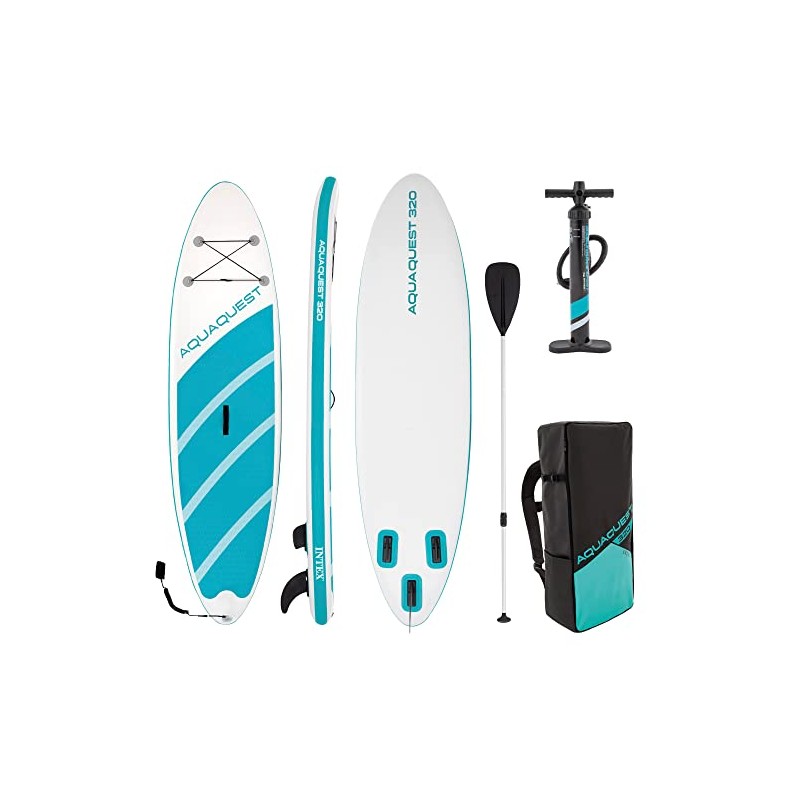 Intex 68242 - Sup AquaQuest 320 320 x 81 x 15 cm con Pompa e Remo