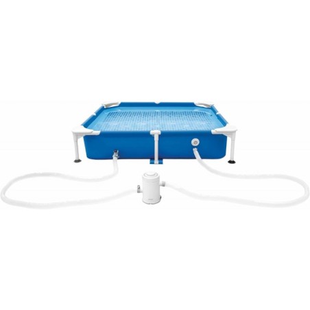 Intex 48402 - Piscina Frame Pet Pool con Filtro 152 x 152 x 30 cm