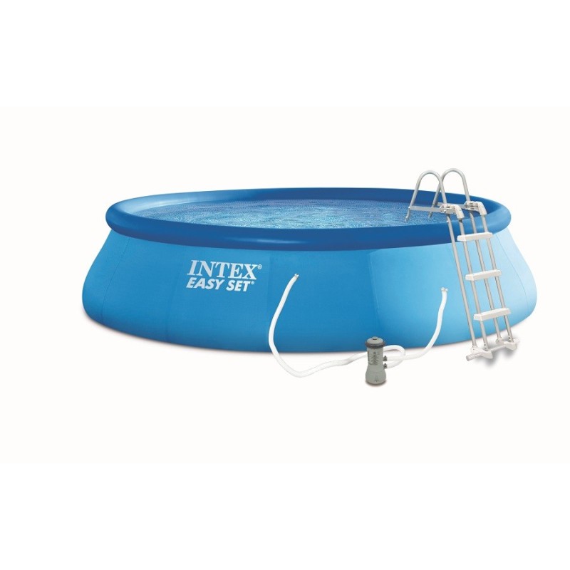 Intex 26166 - Piscina Easy Set 457 x 107 cm con Pompa, Filtro e Scaletta