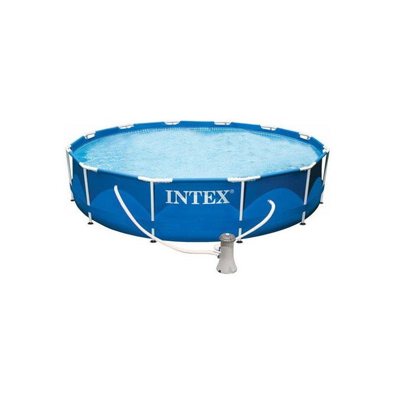 Intex 28202 - Piscina Metal Frame 305 x 76 cm con Filtro e Pompa