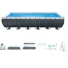 Intex 26368 - Piscina Ultra XTR Frame 732 x 366 x 132 cm con Pompa, Filtro, Scaletta e Set Volley