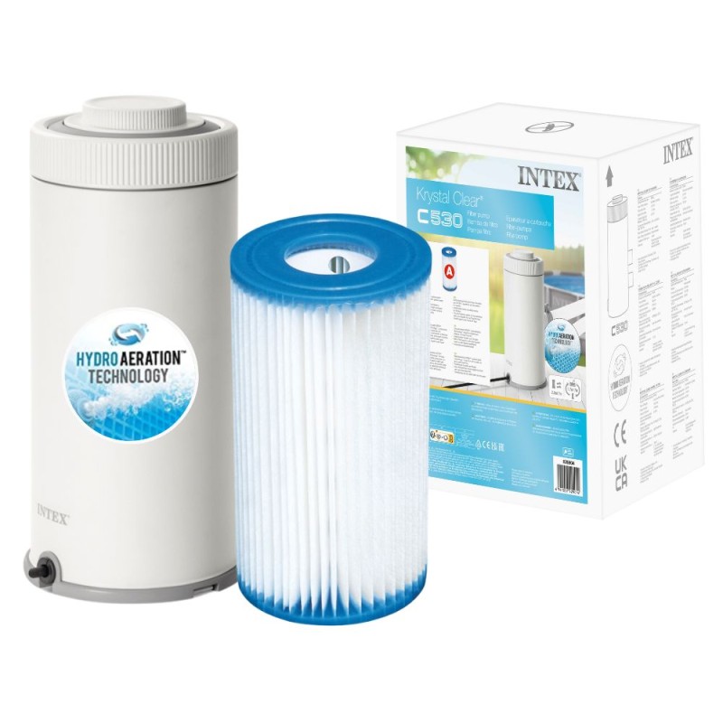 Intex 26604 - Pompa Filtro Easy-Frame C530 Per Piscine 366-396-457 cm