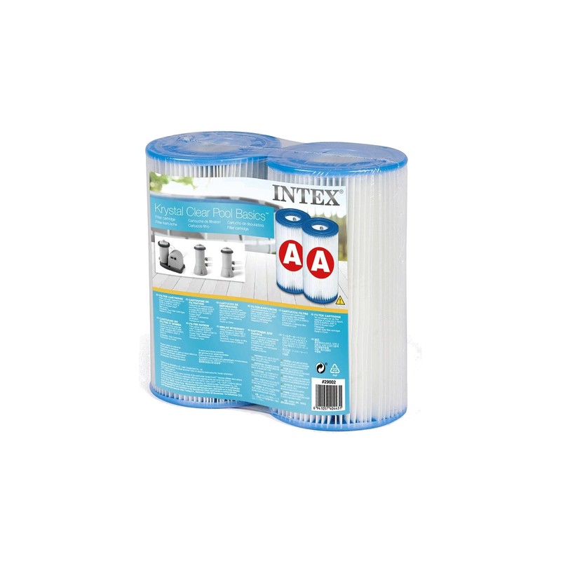 Intex 29002 - Cartuccia Filtro Media Modello A 2 Pezzi