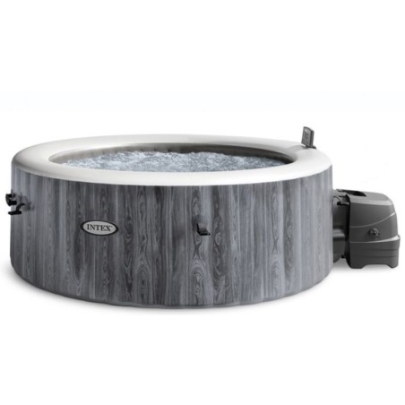 Intex 28440 - Pure Spa Idromassaggio Greywood 4 Posti 196 x 145 cm