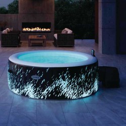 Intex 28494 - Pure Spa Idromassaggio Glow Deluxe 4 Posti 196 x 145 cm