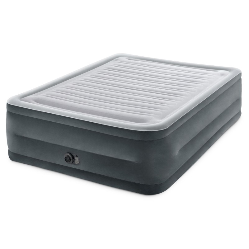 Intex 64418 - Materasso Comfort Plush Autogonfiante Due Piazze 152 x 203 x 56 cm