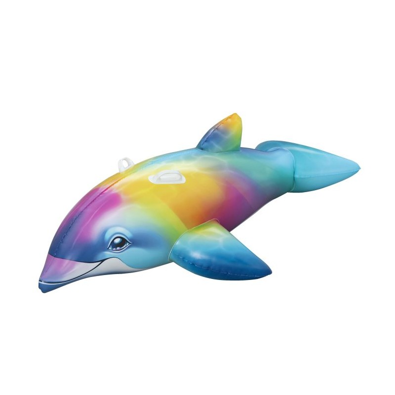 Bestway 41541 - Delfino Rainbow Cavalcabile 168 x 66 cm