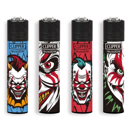 Clipper 2142 - Accendini Clipper Large Lovely Clowns Conf.48 pz