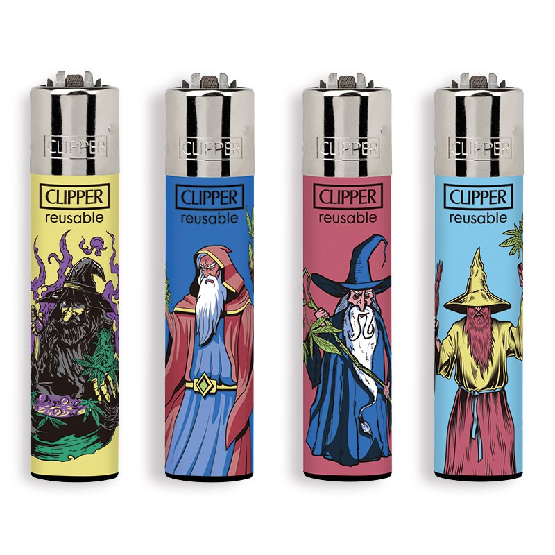 Clipper 4022 - Accendini Clipper Large Wizards Conf.48 pz
