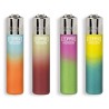 Clipper 3740 - Accendini Clipper Large Metallic Gradient Conf.48 pz