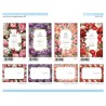 Marpimar ATSE05 - Biglietti Compleanno Fiori 3D Conf.12 pz