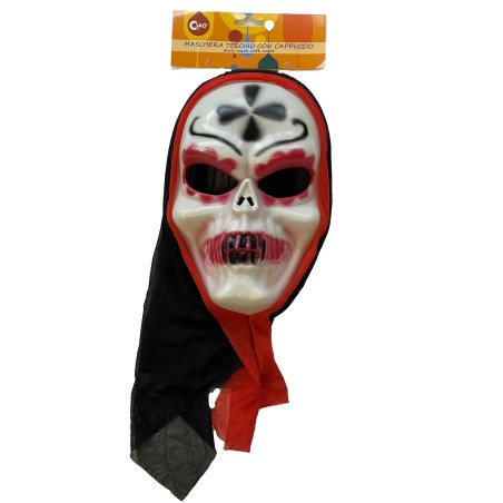 Ciao 30839 - Maschera Teschio Skully con Cappuccio Ass