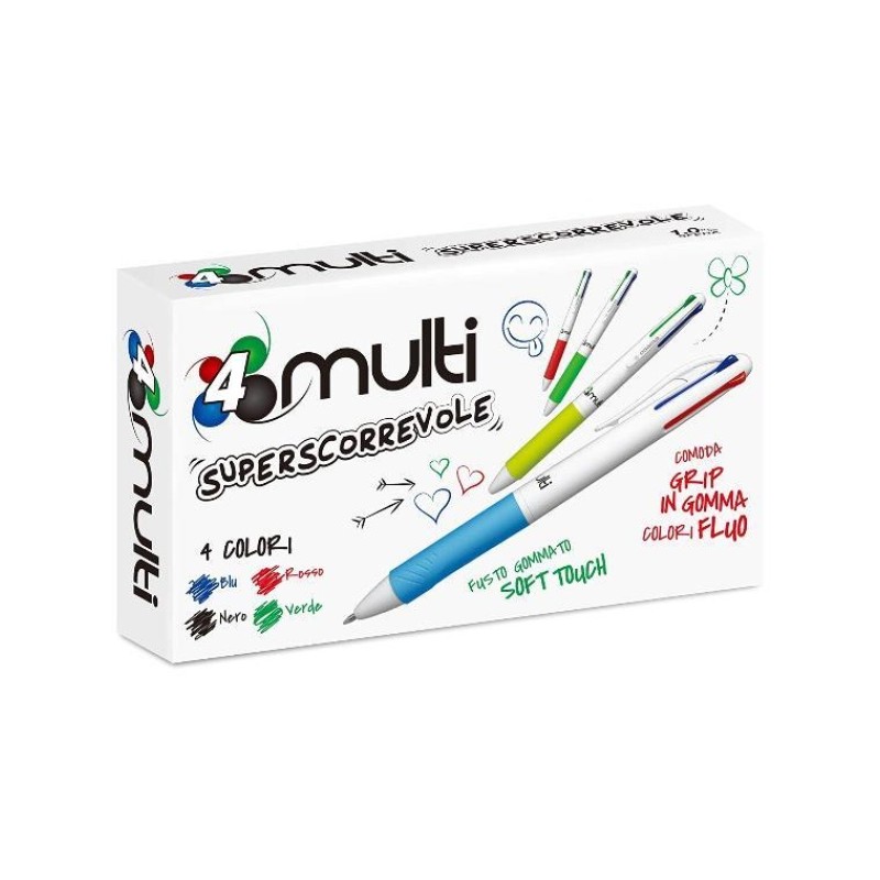 Osama 10156 - Penna 4 Colori Conf.12 pz