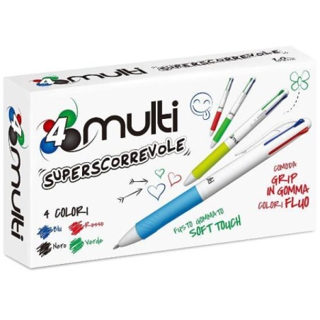 Osama 10156 - Penna 4 Colori Conf.12 pz