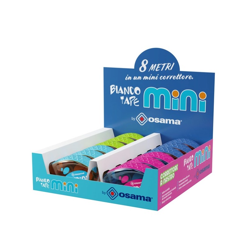 Osama 10163 - Correttore a Nastro Mini Conf.12 pz
