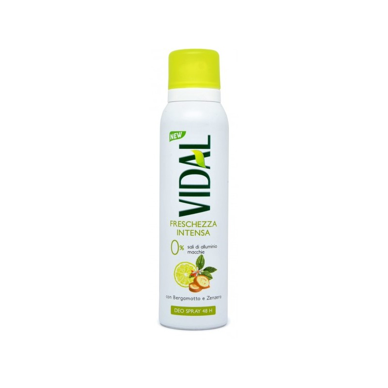 Vidal  2128 - Deodorante Spray Bergamotto e Zenzero 150 ml