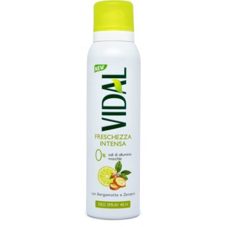 Vidal  2128 - Deodorante Spray Bergamotto e Zenzero 150 ml