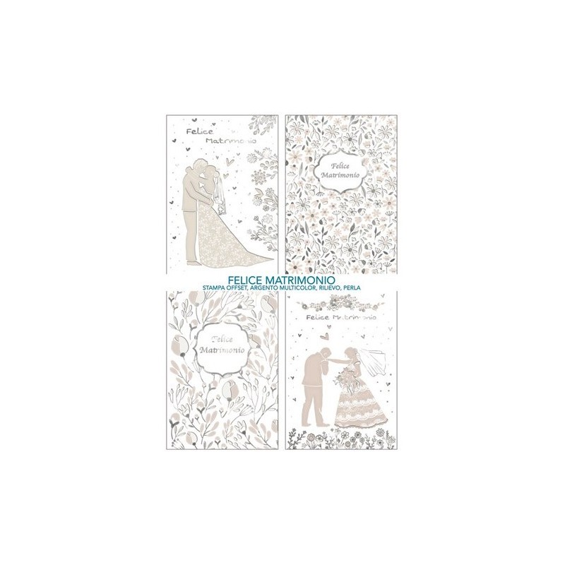 Cecami 10165 - Biglietti Matrimonio Conf.12 pz