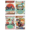 Cecami 184 - Biglietti Compleanno Uomo Vintage Conf.12 pz