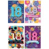 Cecami 202BC - Biglietti Compleanno 18 Anni Conf.12 pz