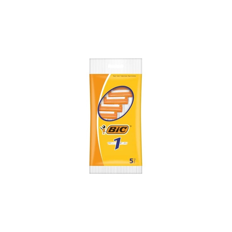 Bic 912437 - Rasoi Usa e Getta Monolama Busta 5 pz
