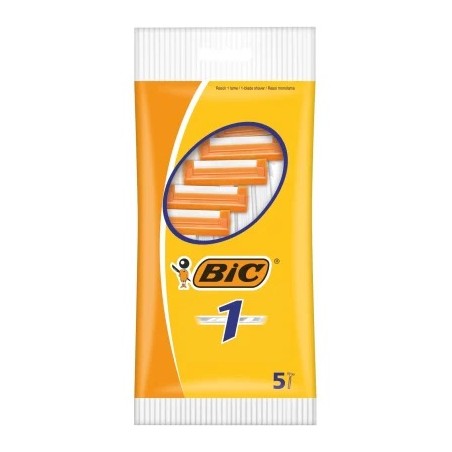 Bic 912437 - Rasoi Usa e Getta Monolama Busta 5 pz