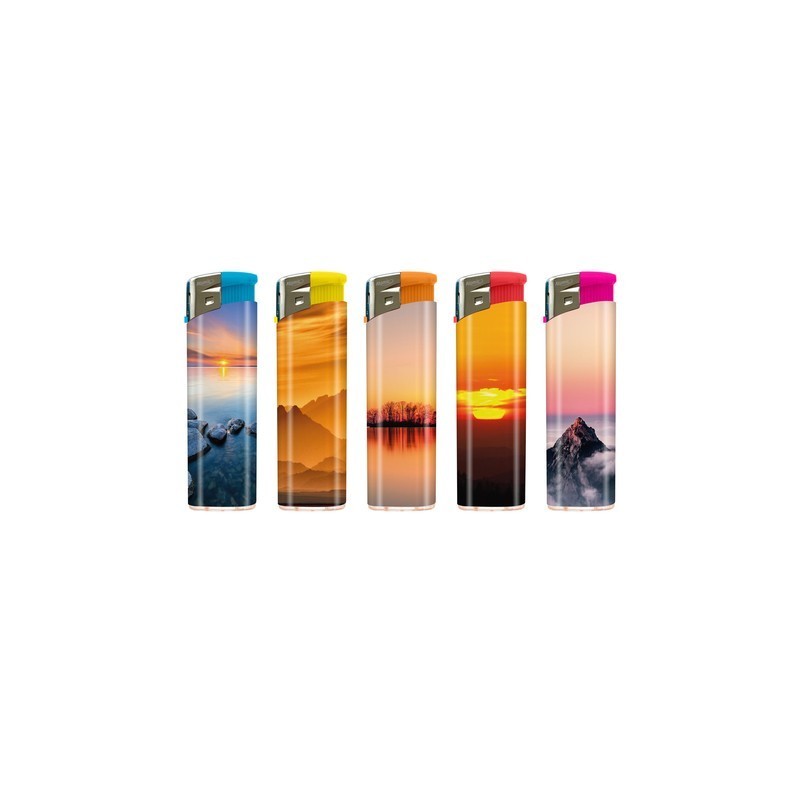 Atomic 3648060 - Accendini Elettronici Ricaricabili Sunset Conf.50 pz