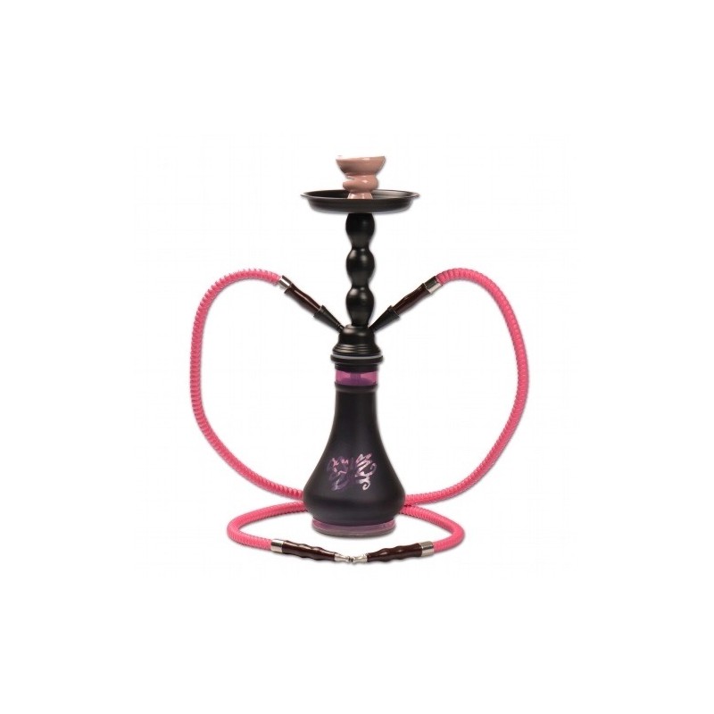 Atomic 0230418 - Narghilè 45 cm Nero/Rosa