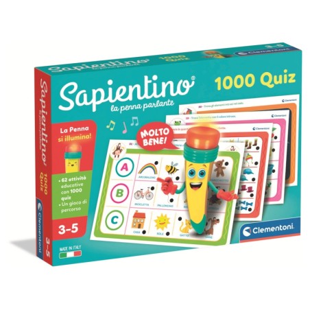 Clementoni 16495 - Sapientino - La Penna Parlante 1000 Quiz