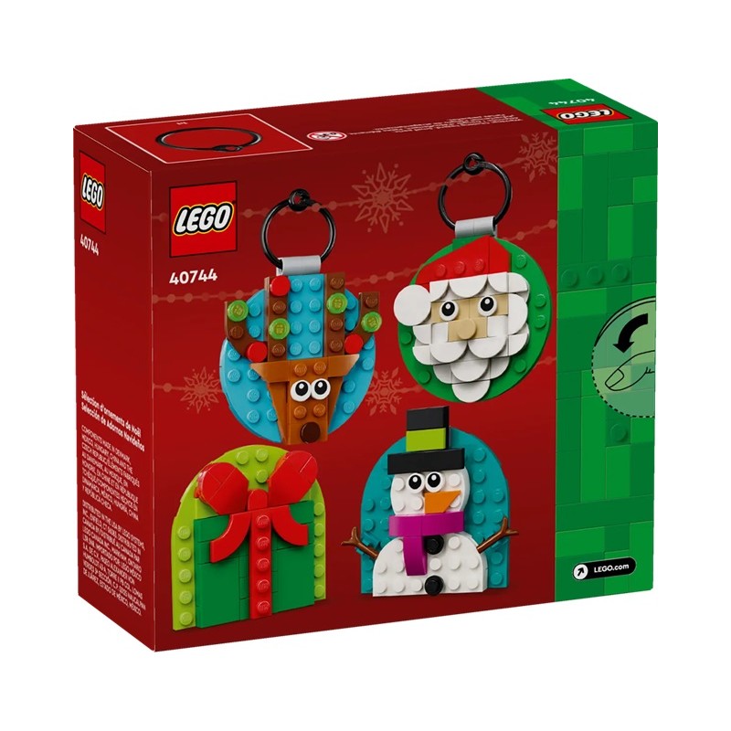 Lego 40744 - Iconic - Selezione di Decorazioni Natalizie