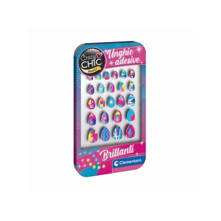 Clementoni 18136 - Crazy Chic - Unghie Adesive Glamour