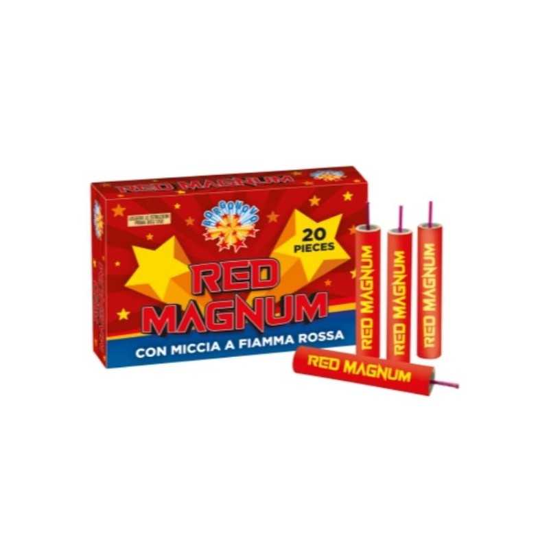 Borgonovo 0104D - Red Magnum 20 Petardi Conf.20 Scatolette