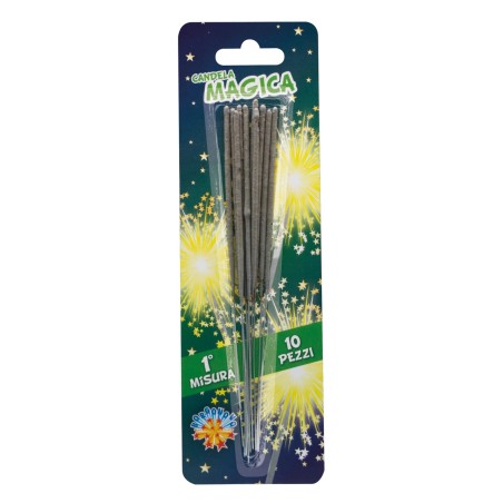 Borgonovo 0201AK - Candela Magica 1 Misura Blister 10 pz